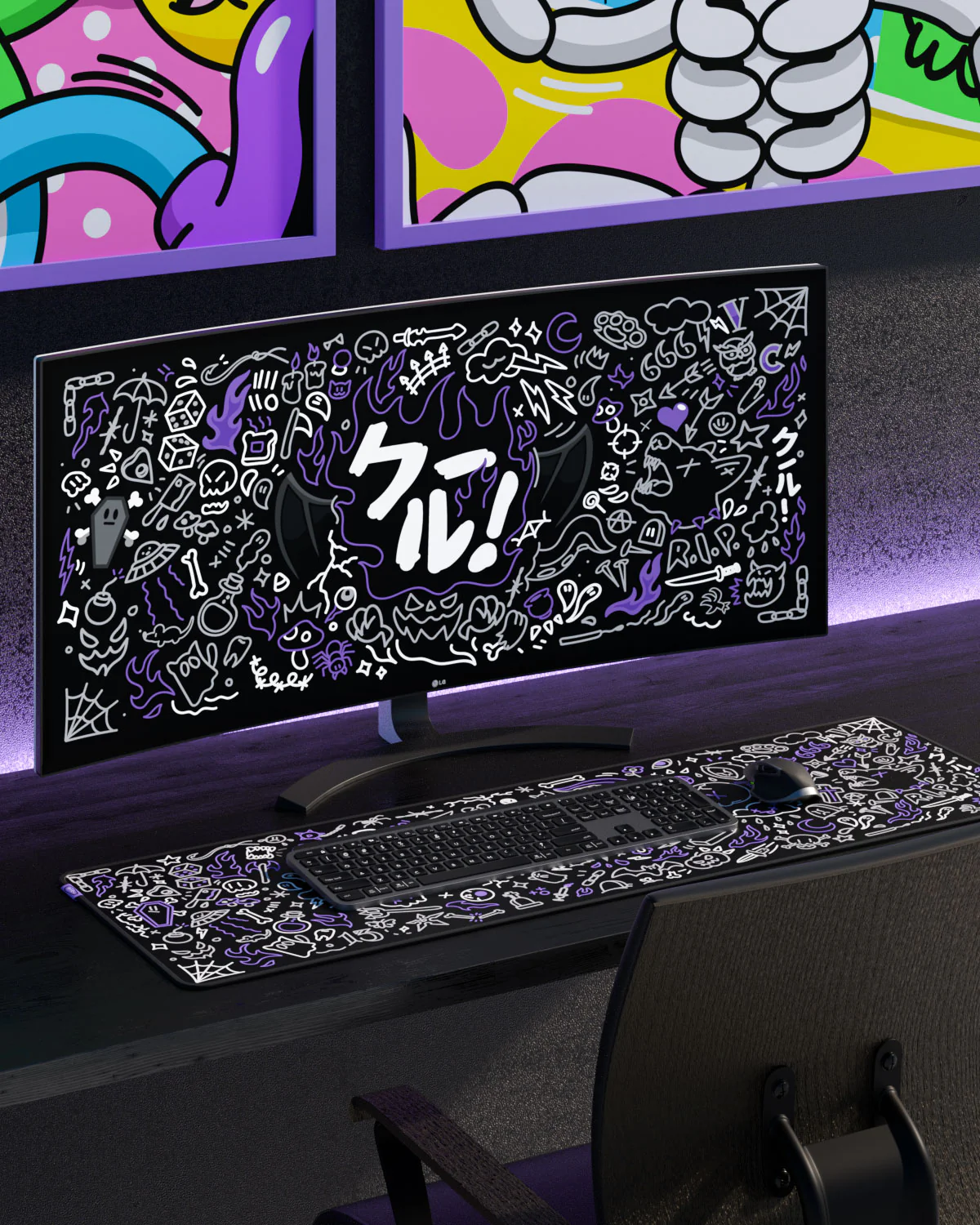 The Very Ghoul Desk Mat - Image 5
